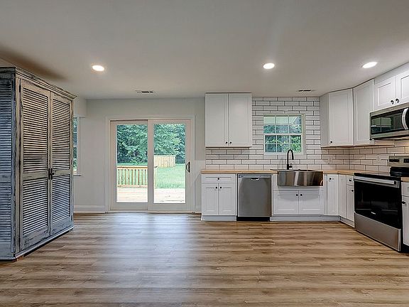 Kitchen view to back yard!