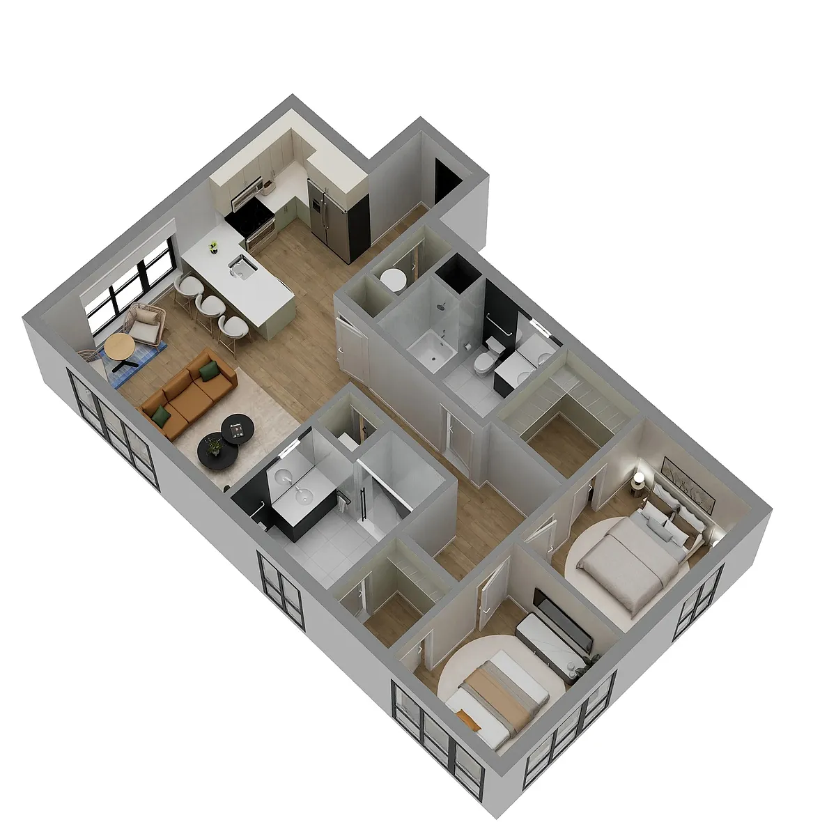 Floor plan B3