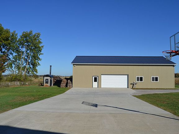 Pole barn and wood burner