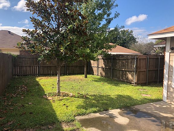 Fenced in private yard