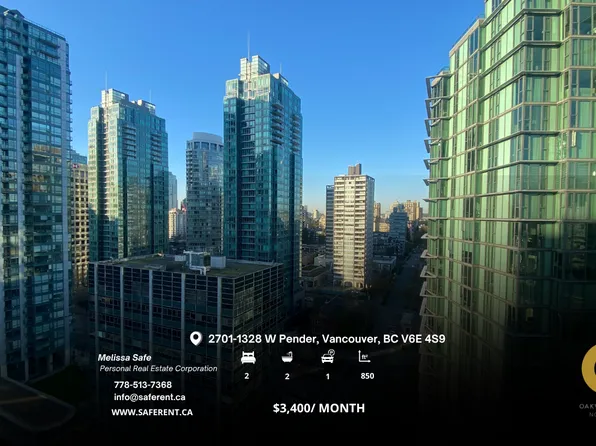 1328 W Pender St #2701, Vancouver, BC V6E 4S9