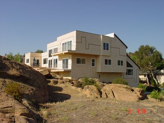 Rear view of house