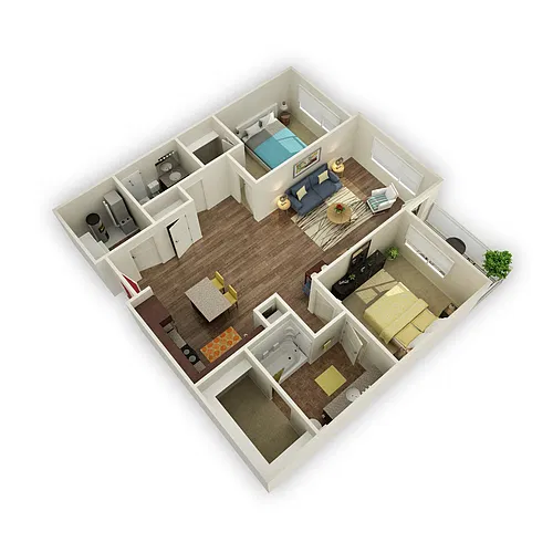 Floor plan Highland w/ Garage