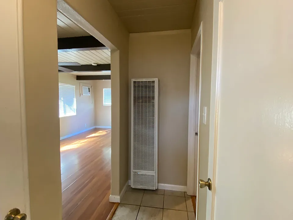 Hallway to living room