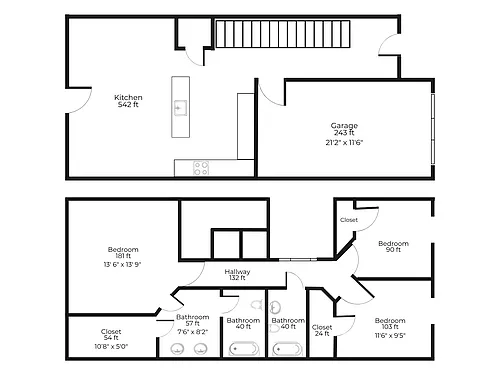 Floor plan 3 Bedroom