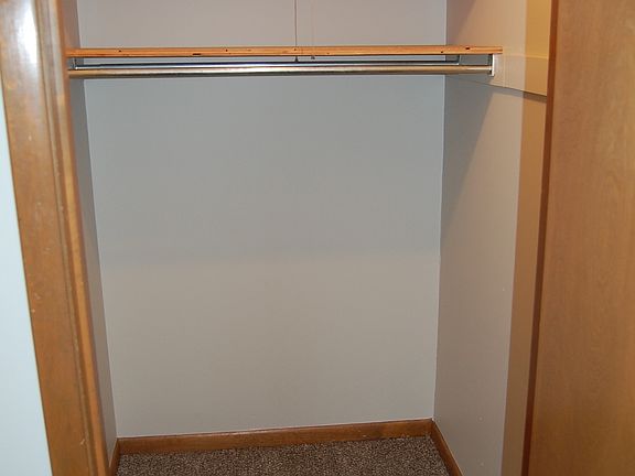 Extra deep coat closet - great for extra storage!