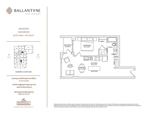 Floor plan 1Bed