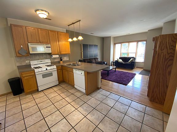 View from Kitchen into Living Room