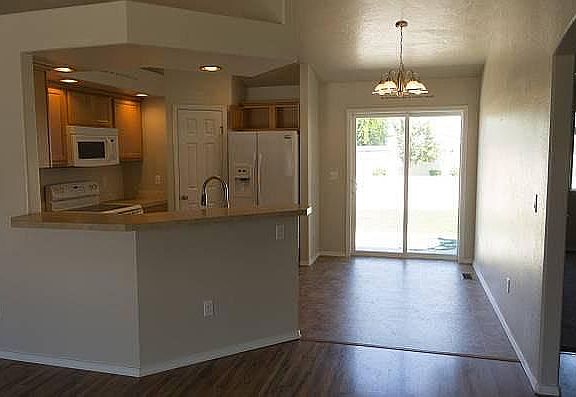 Kitchen from living area