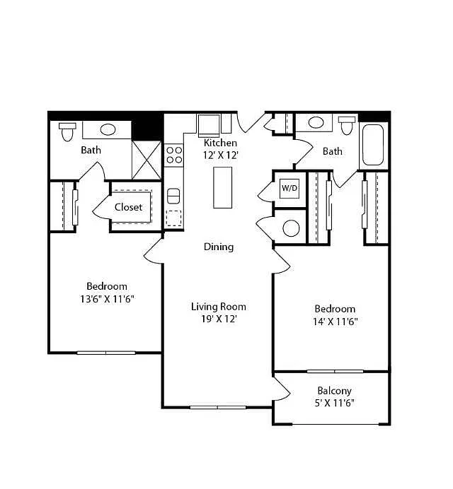 Floor plan B6