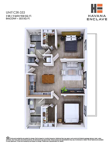 Floor plan C3R-353