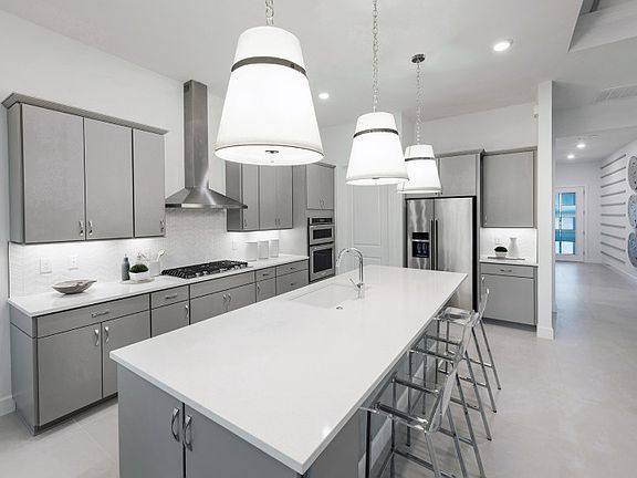 Model Representation -Chef-inspired kitchen with large island