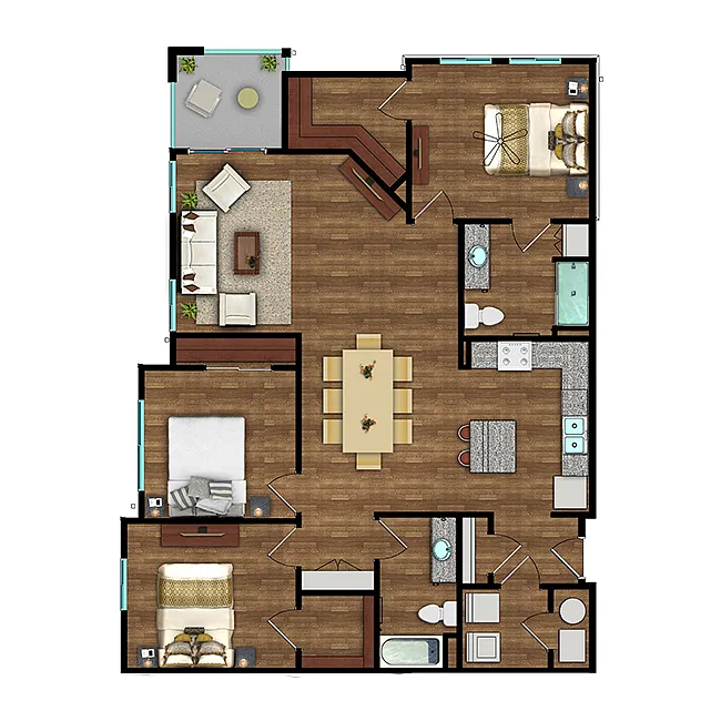 Floor plan The Chisholm