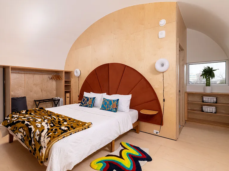 Lofted Bedroom with a view - privacy screen available