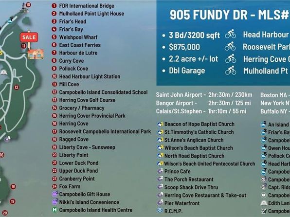 905 Fundy Dr, Campobello Island, NB E5E 1Y7