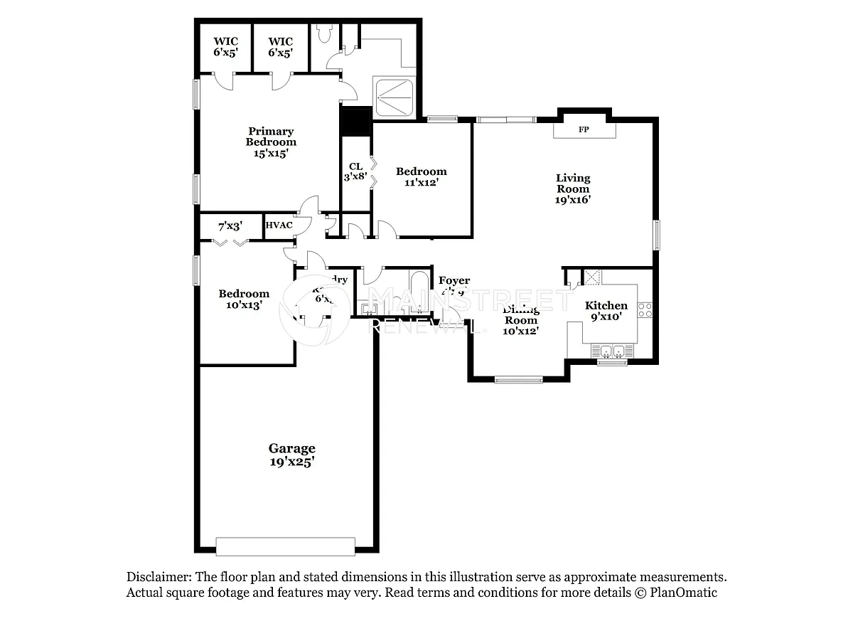Floor Plan - 1104 Chapel Hill Dr