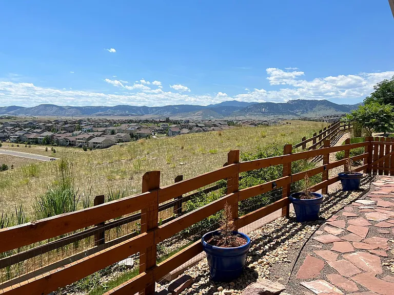 Fenced in yard