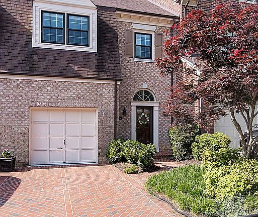 Beautiful brick driveway