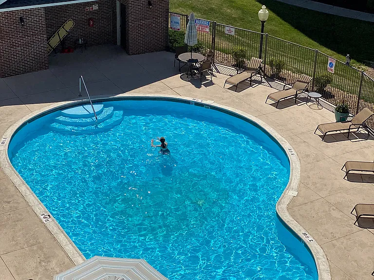 The Reserve's pool is a popular amenity during the summer months.