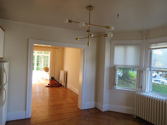 Kitchen leading into living room