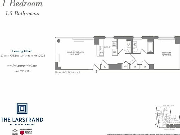 2nd image of 227 W 77th St APT 21B