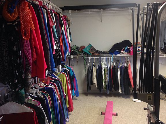 Oversized master closet 