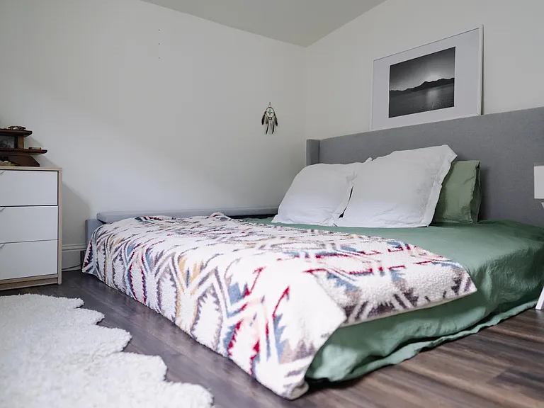 Room 3- Bedroom or office space (king size bed for reference)