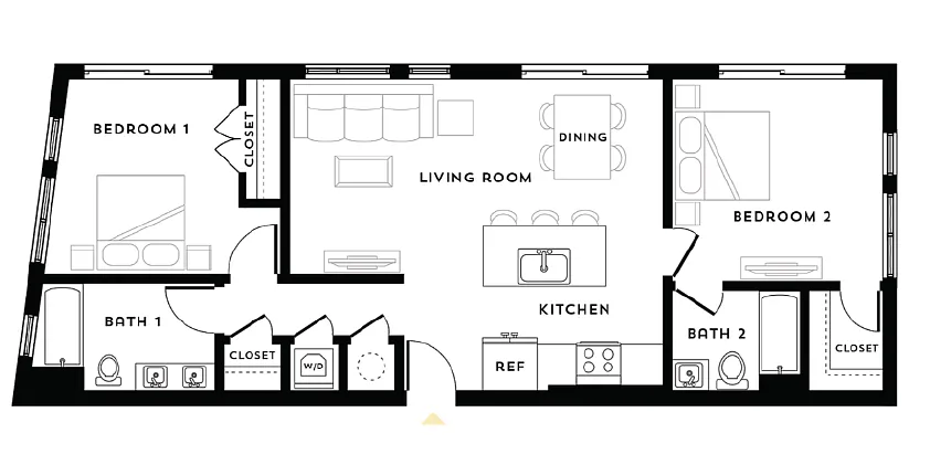Floor plan Penthouse B3 815 Collection