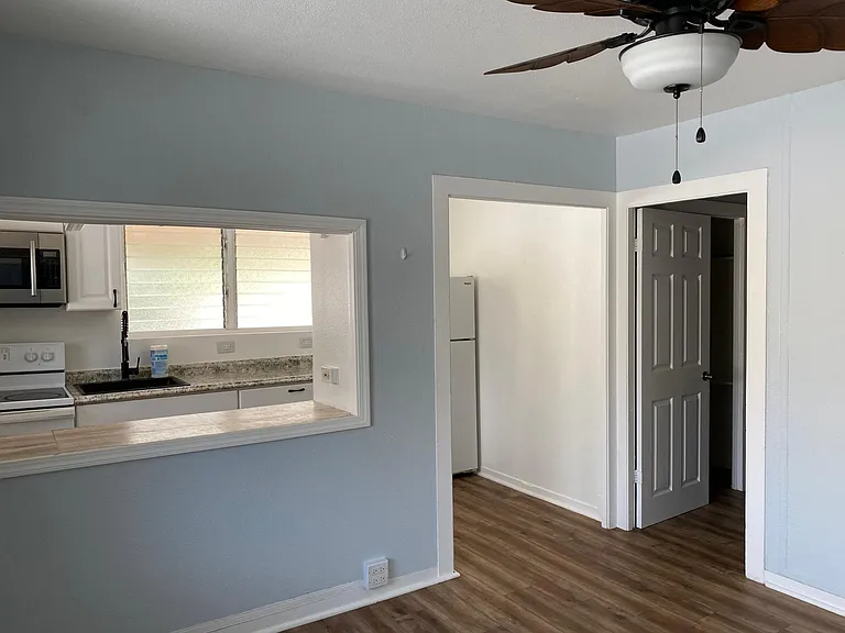 freshly light blue paint