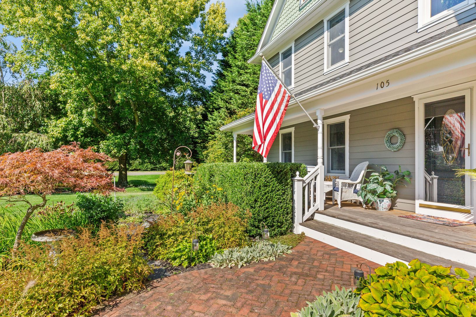  Entrance to Home with Front Porch.