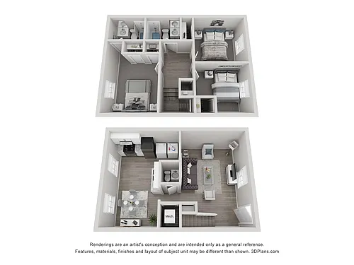 Floor plan 3 Bedroom TH