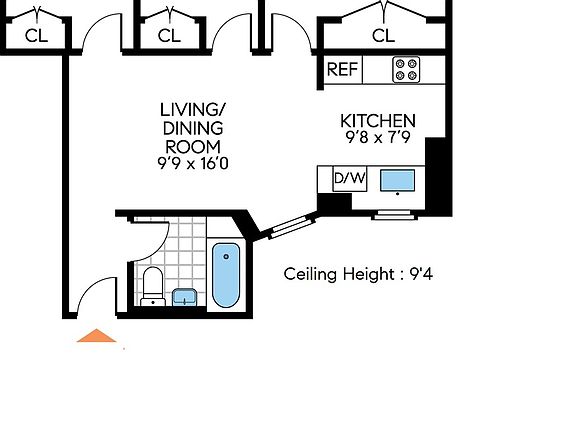 2nd image of 344 W 14th St APT F4