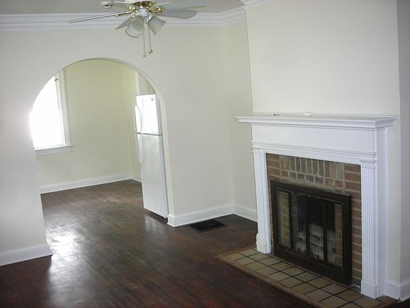 Living room and dining room