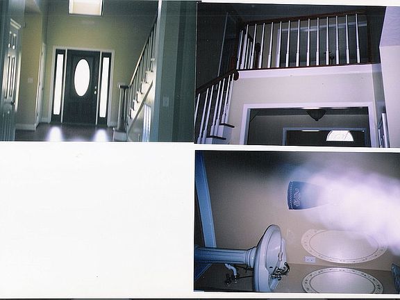 Front door and 1/2 bath