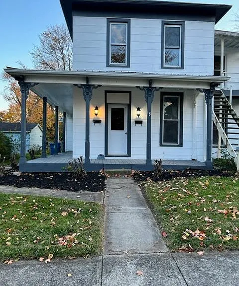 front of property