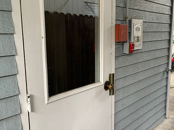 Secured keypad front entrance