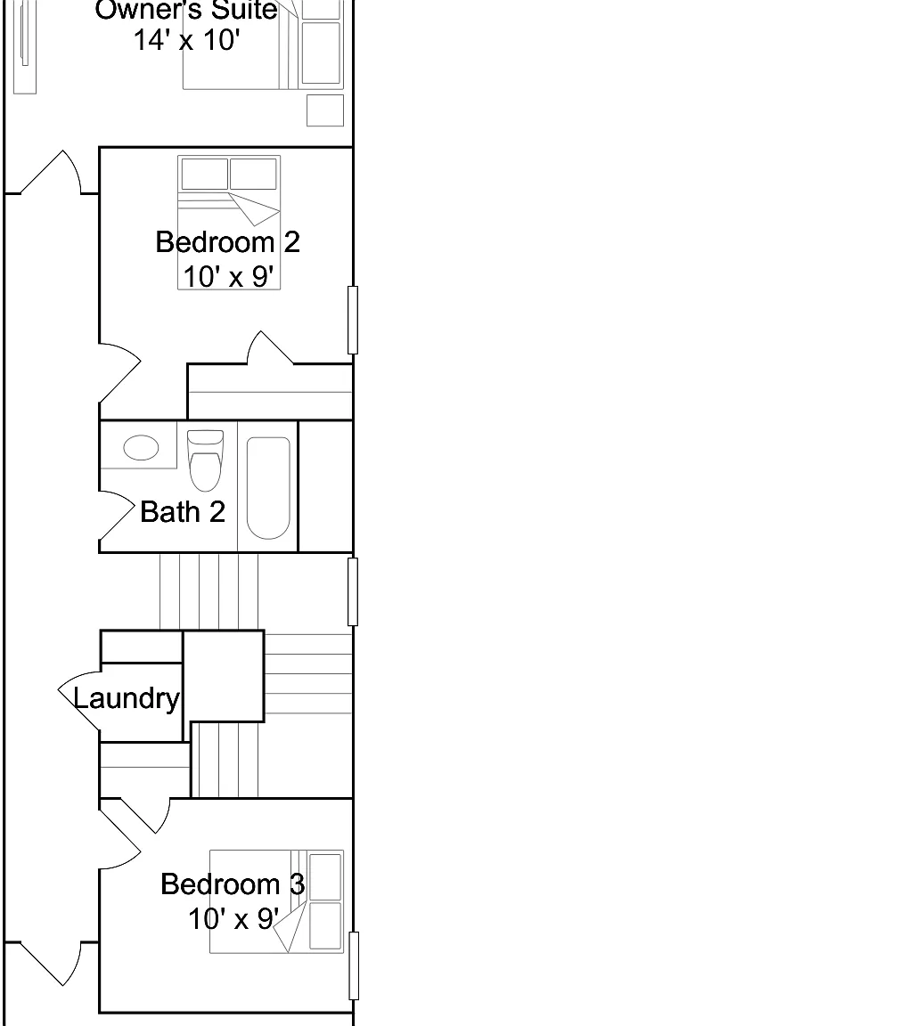 4 bed, 2.5 bath, 1535 sqft, $1,605 — Photo 3