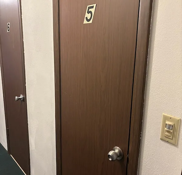 extra storage for unit in the interior hallway- lockable
