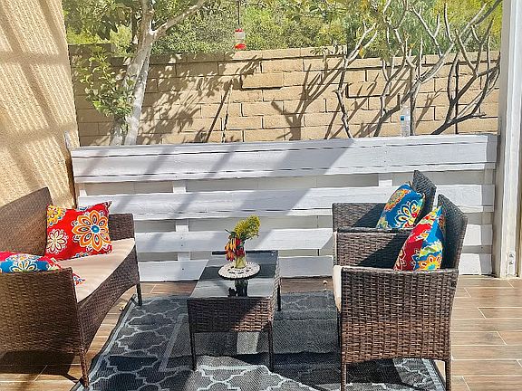 Private patio