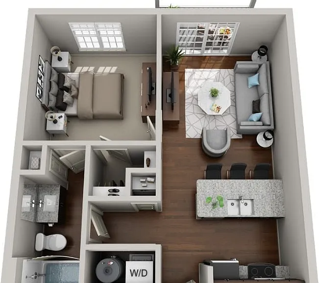 A1 - 1 Bed _ 1 Bath A1 - 1 Bed _ 1 Bath