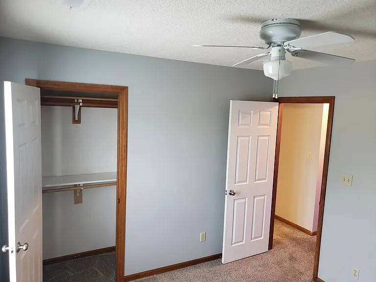 2nd floor bedroom #2 looking out to hallway, view of closet
