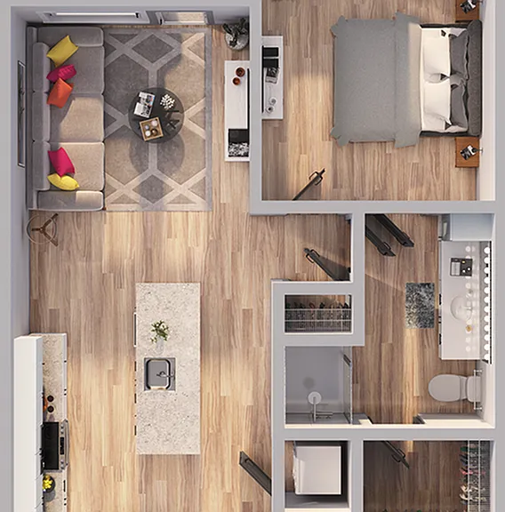 Emerson at Montford Park - A6 Floor Plan Emerson at Montford Park - A6 Floor Plan