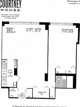 2nd image of 55 W 14th St APT 4N
