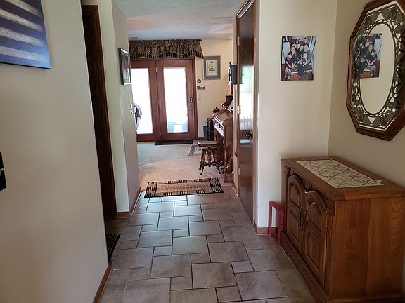 Front door to family room  