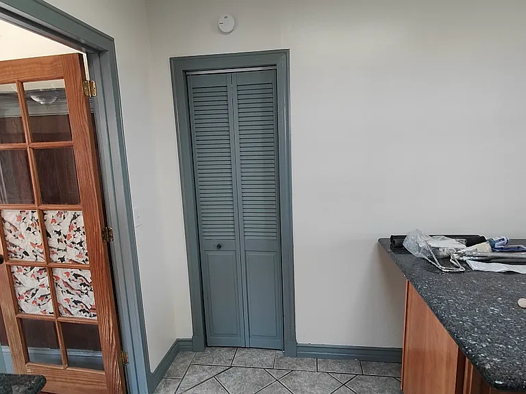 pantry with door closed