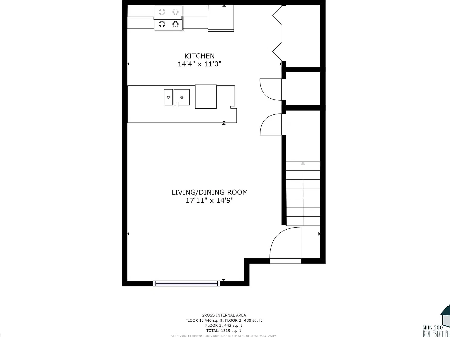 4 bed, 1319 sqft, $1,850 — Photo 3