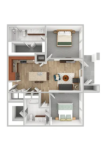 Floor plan B1