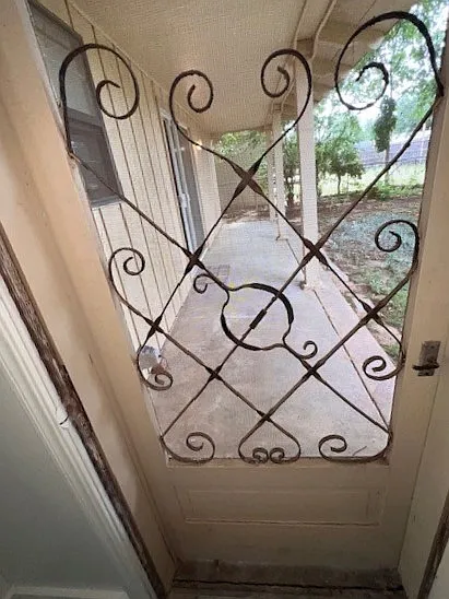 Back covered porch