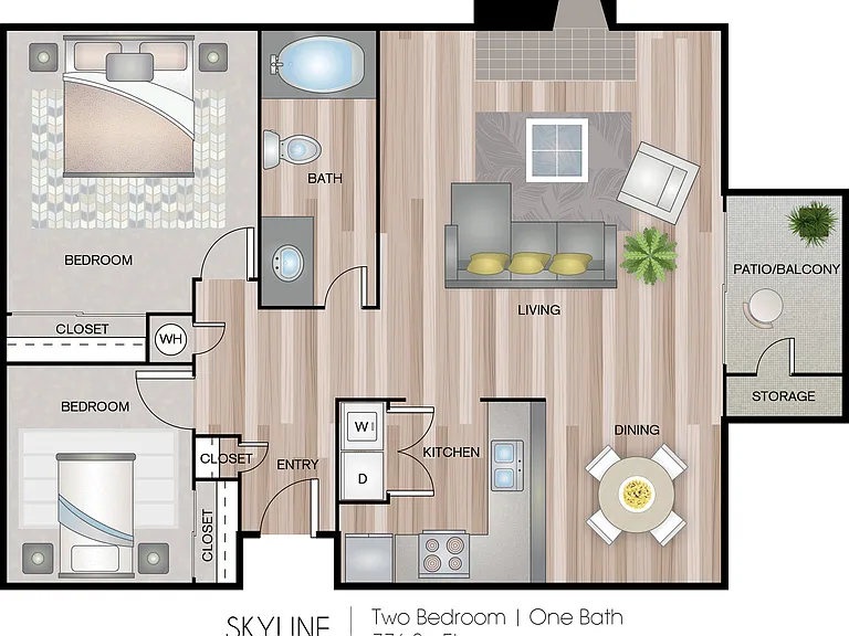 776 Square Feet 776 Square Feet
