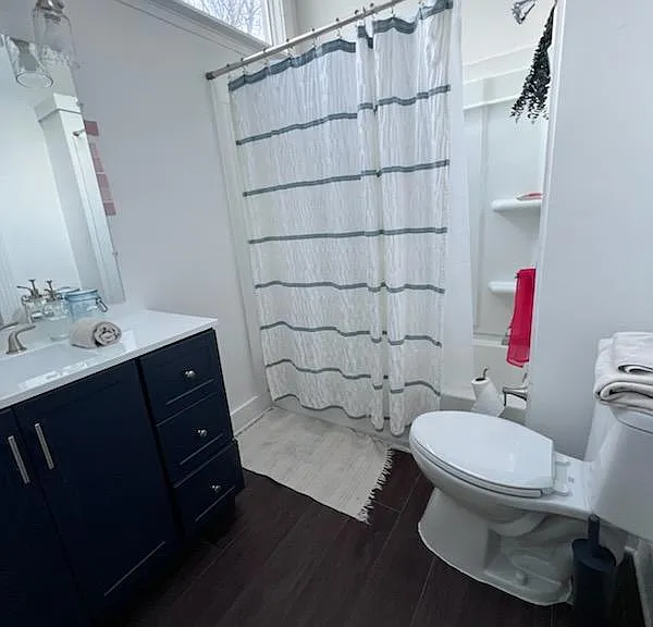 Bathroom - with west facing window ledge